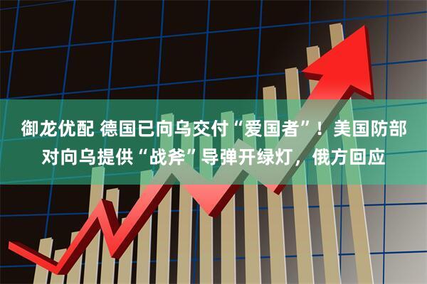 御龙优配 德国已向乌交付“爱国者”！美国防部对向乌提供“战斧”导弹开绿灯，俄方回应